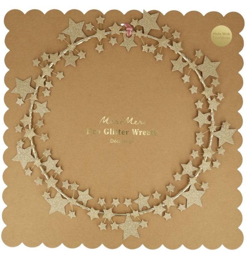 Meri Meri Sparkly Star Wreath at Design Life Kids