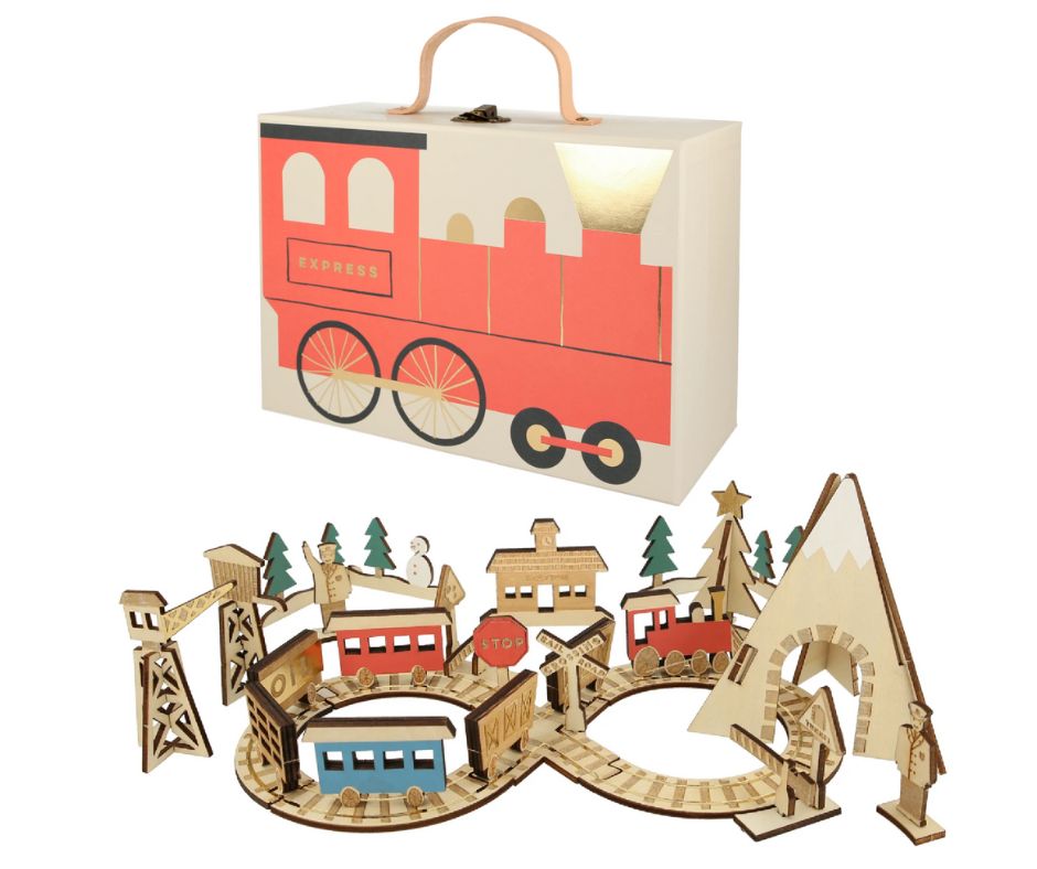 Meri Meri Wooden Railway Train Advent Calendar at Design Life Kids