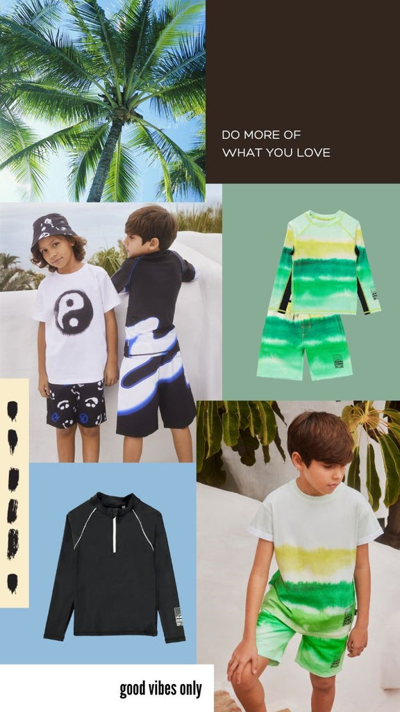 Molo SS24 Resort Collection Boys Swimwear at Design Life Kids