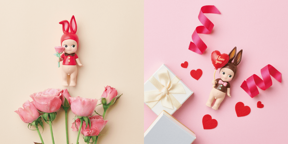 Sonny Angel Gift Of Love Series 2024 Balloon and Rose Figures at Design Life Kids