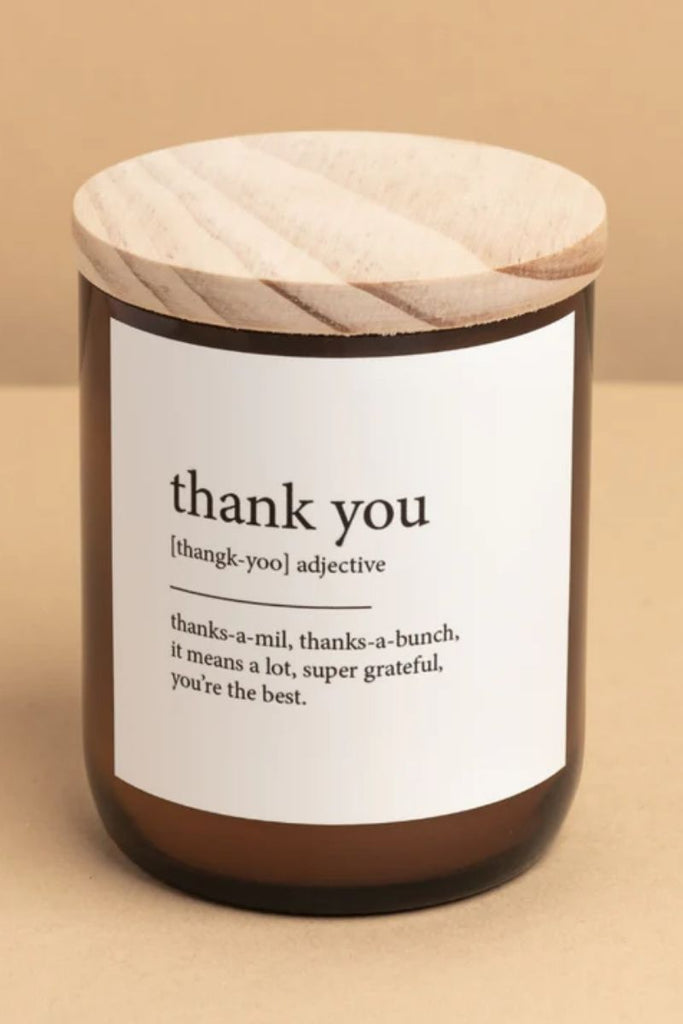 The Commonfolk Collective Thank You Candle at Design Life Kids