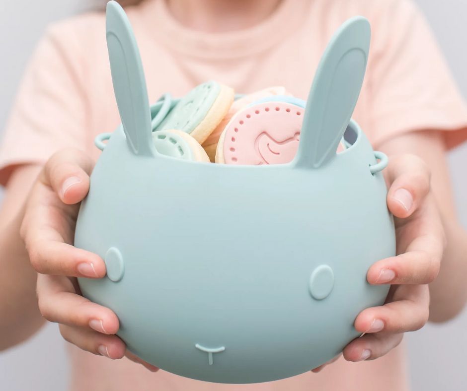 We Might Be Tiny Easter Bunny Bucket at Design Life Kids