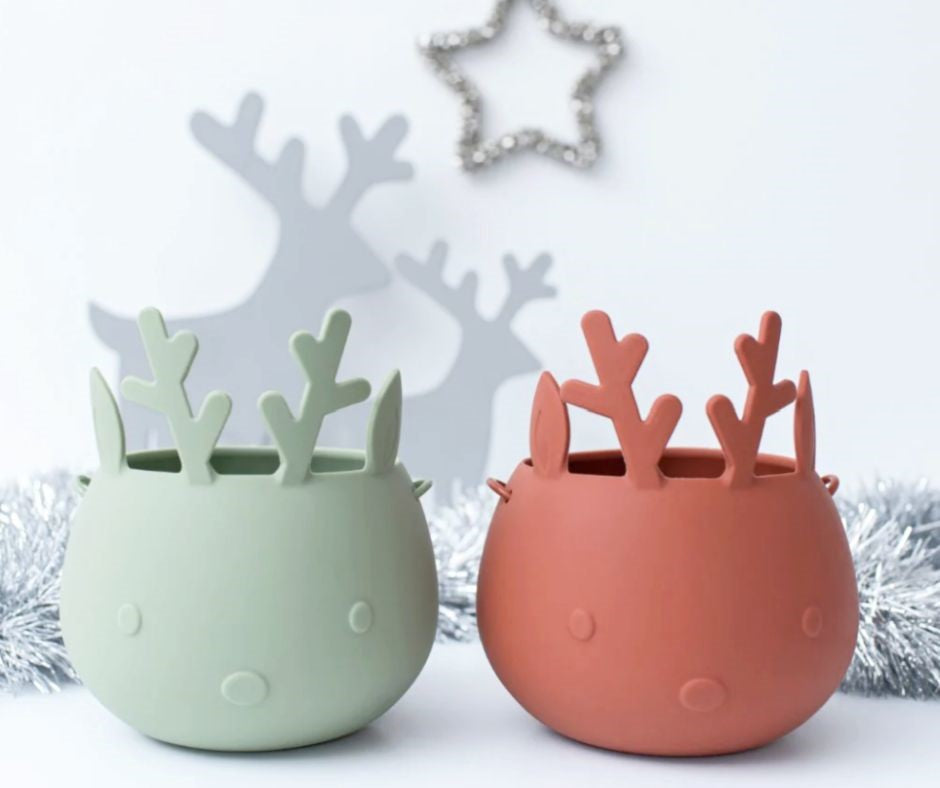 We Might Be Tiny Reindeer Bucket at Design Life Kids