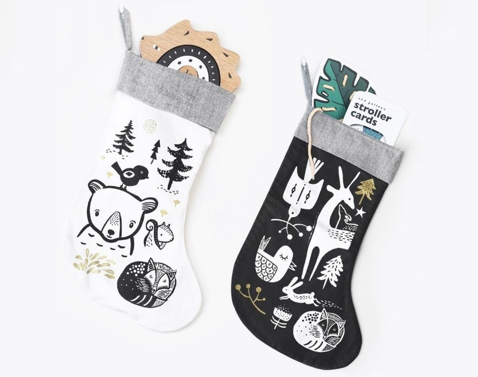 Wee Gallery Bear and Friends Stocking and Winter Animals Stocking at Design Life Kids