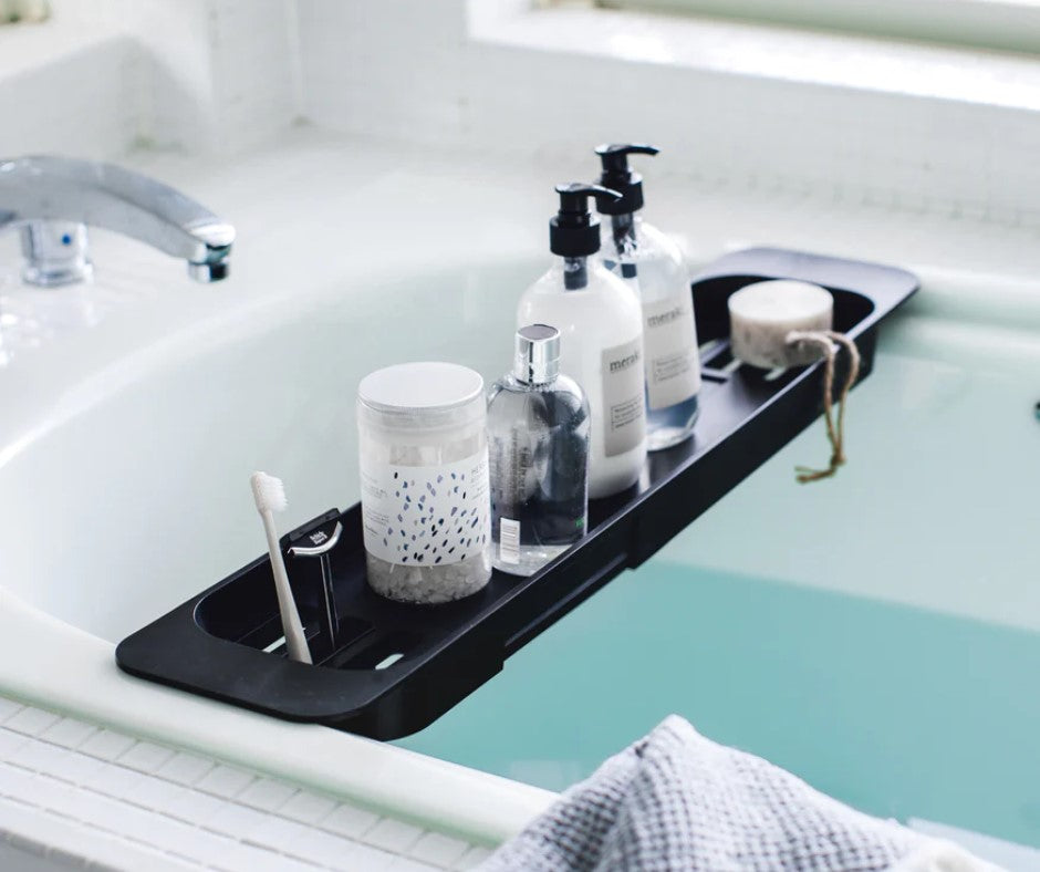 Yamazaki Expandable Bathtub Caddy at Design Life Kids