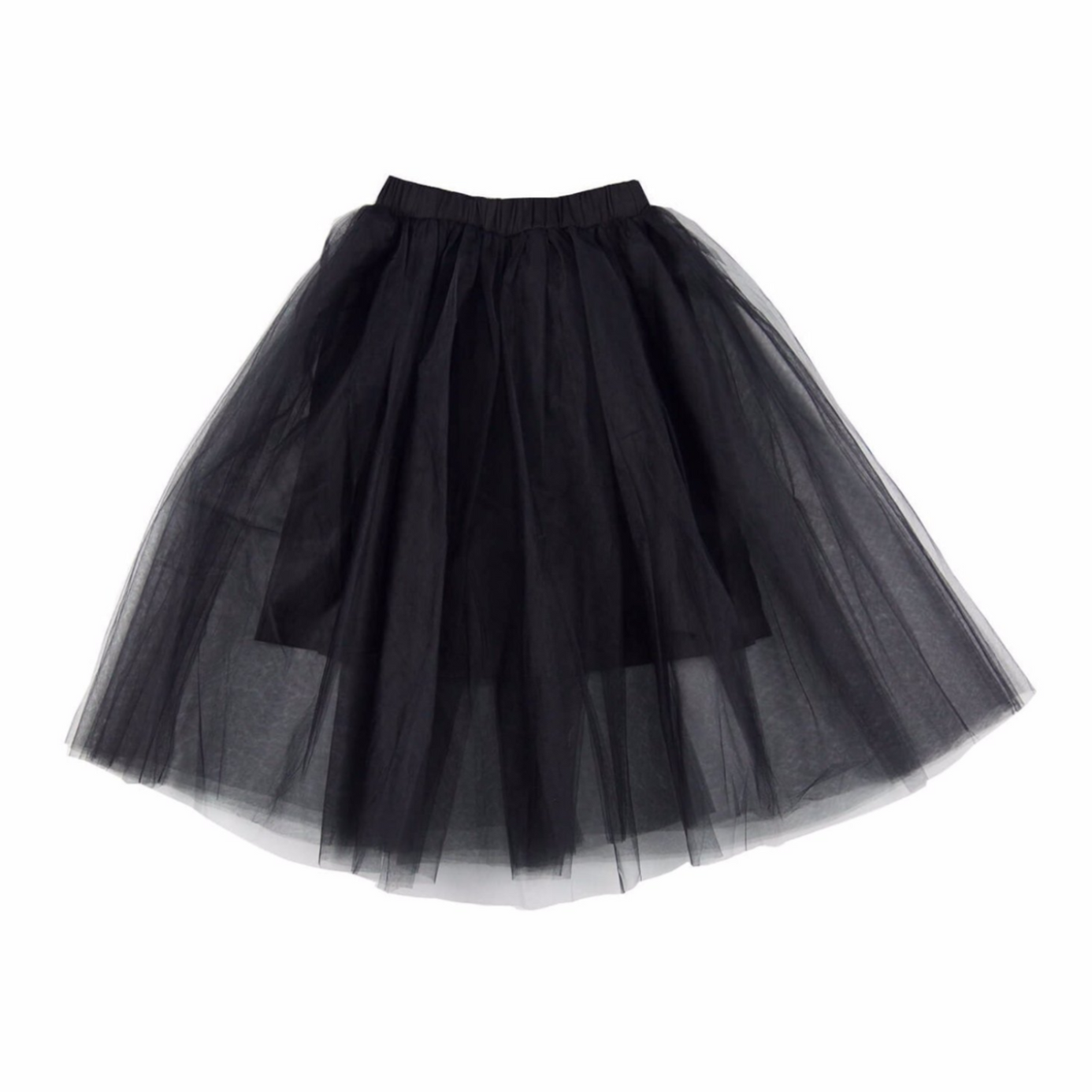 Girls Black Tulle Skirt — Design Life Kids