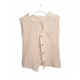 Beautiful Kids Linen Vented Vest. Kids Clothing at DLK#N#– Design Life Kids