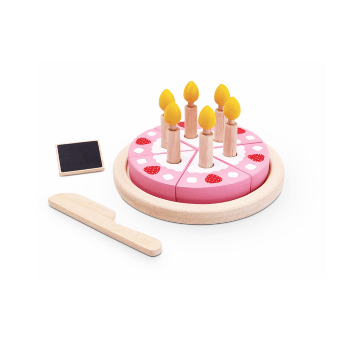 Plan Toys-Wooden Birthday Cake Set on Design Life Kids