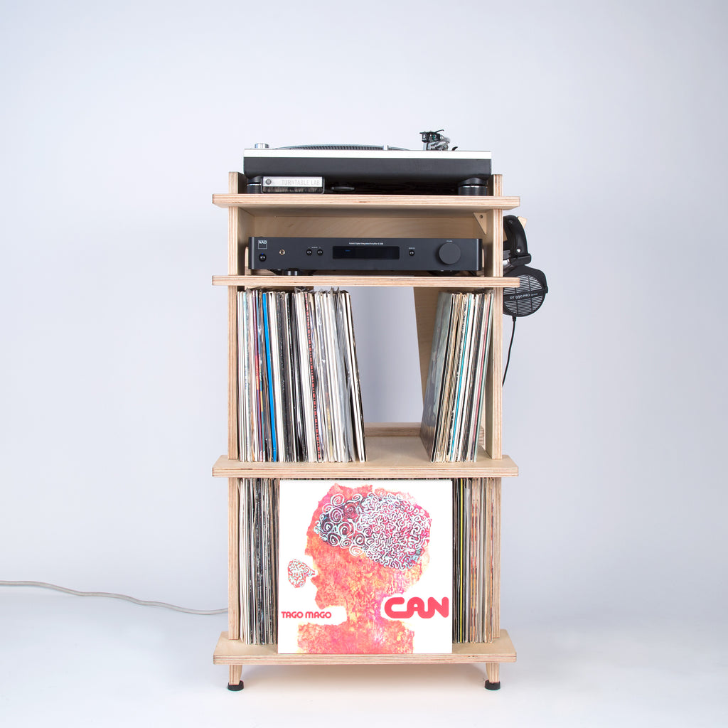 record player stand tall