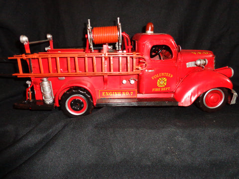 antique fire truck toy