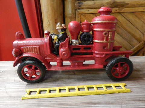 hubley cast iron fire truck