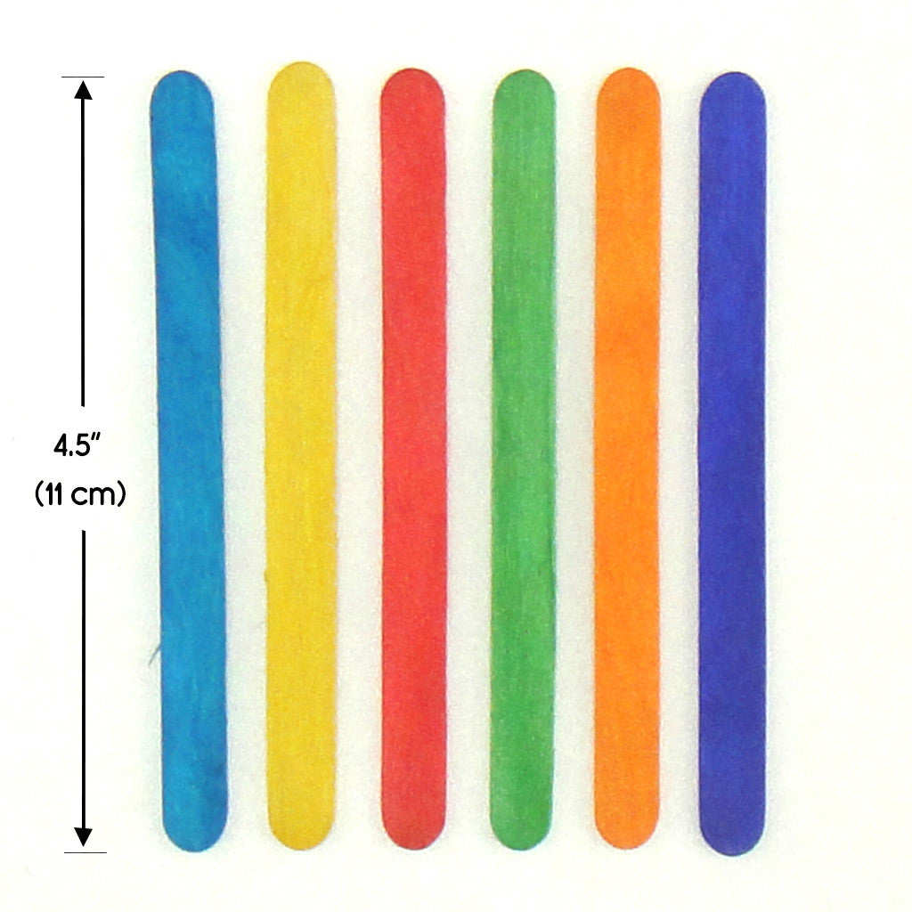 Coloured Ice  Cream Sticks  Regular Quill On