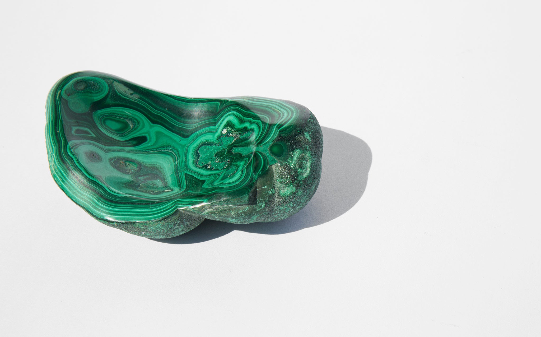 Polished Malachite Jewelry Dish | Kindred Black