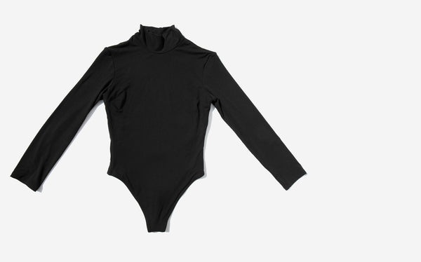 Land of Women Black Open Back Bodysuit | Kindred Black