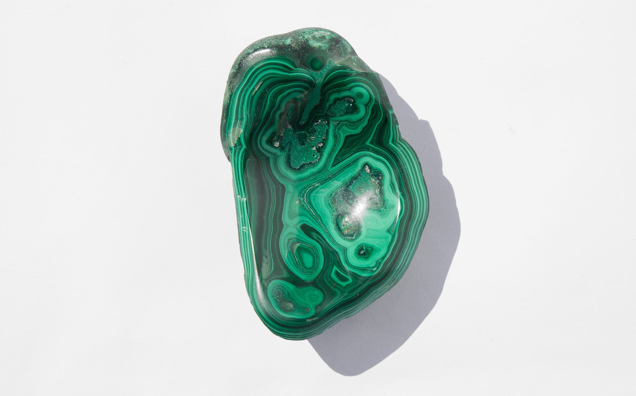 Polished Malachite Jewelry Dish | Kindred Black