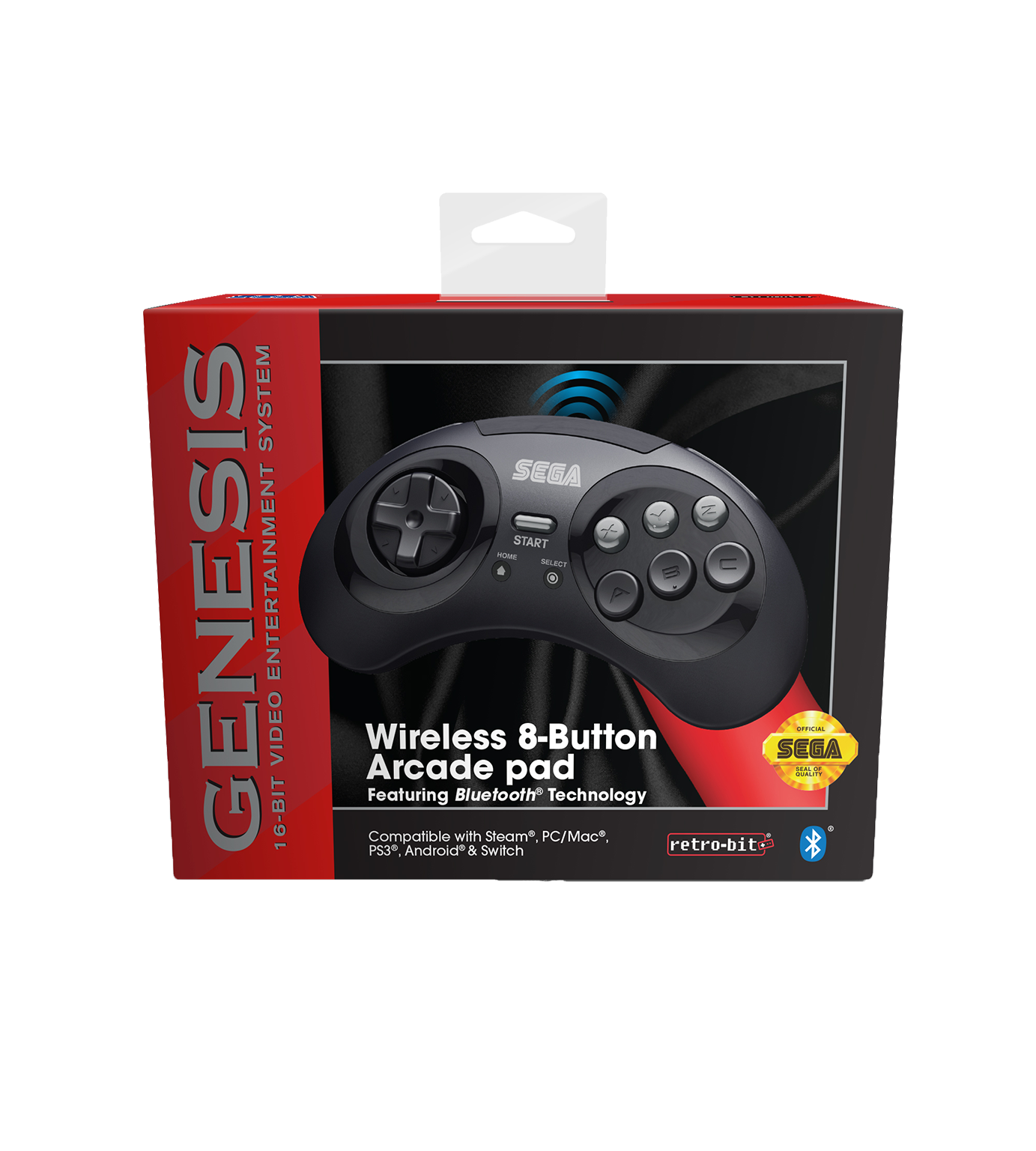 Official SEGA Genesis Bluetooth Controller (Black)