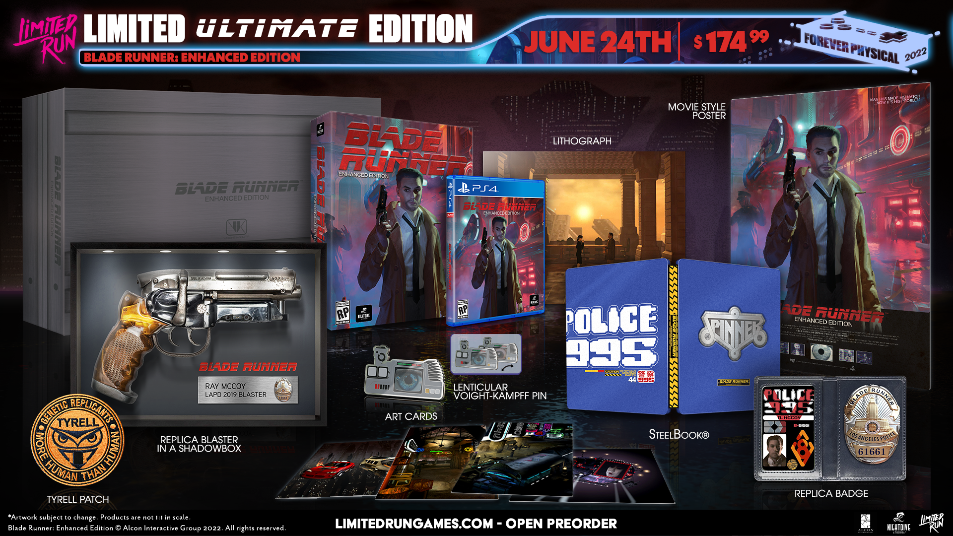 Limit run game. Blade Runner: enhanced Edition. Blade Runner ps4. Игры ps4 Limited Run. Blade HSR Ultimate.