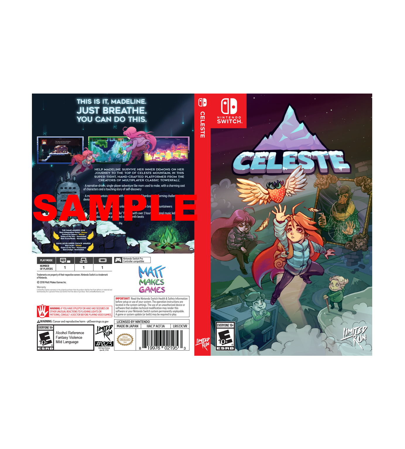 celeste on switch