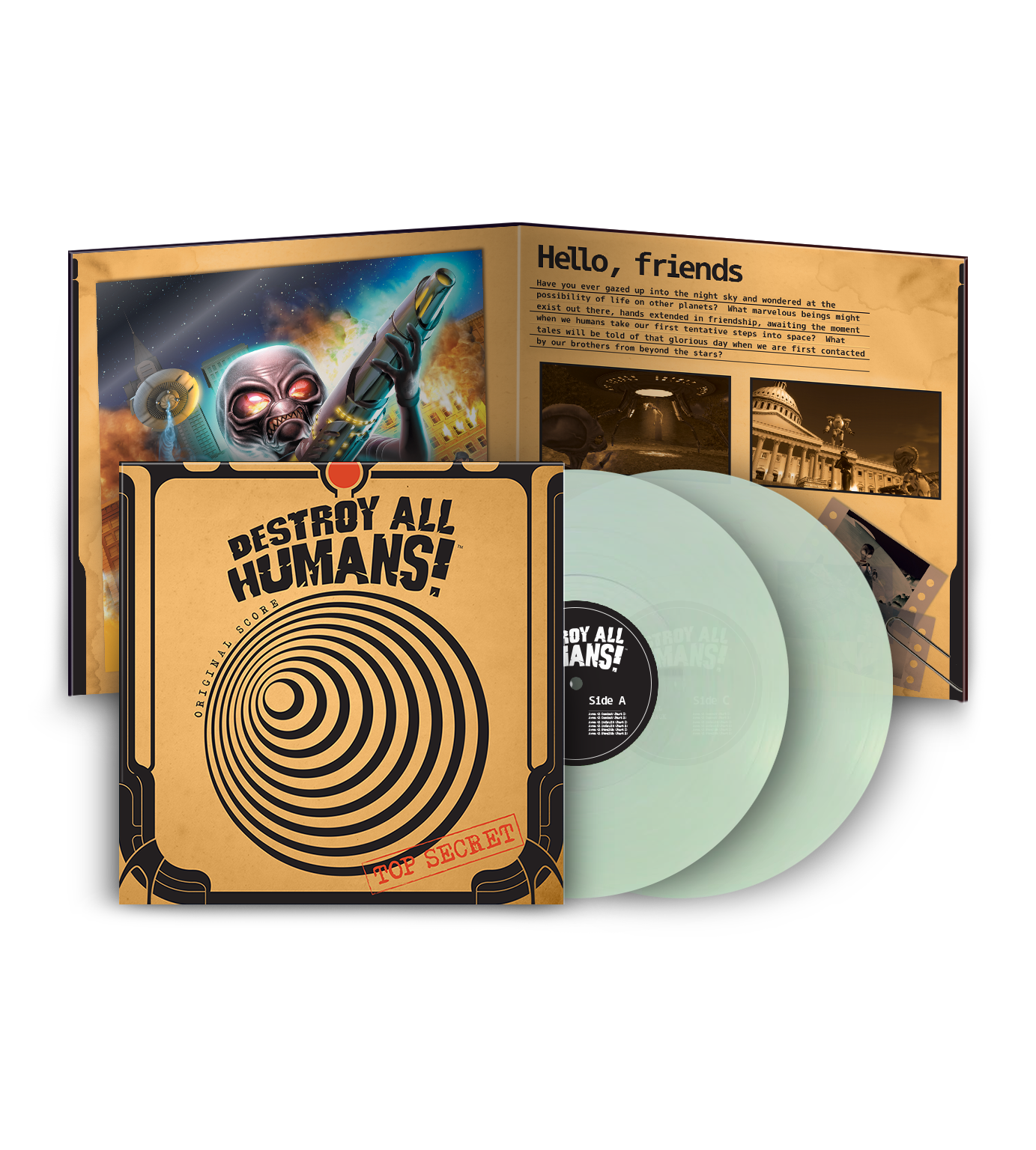 Destroy All Humans! 2LP Soundtrack Vinyl