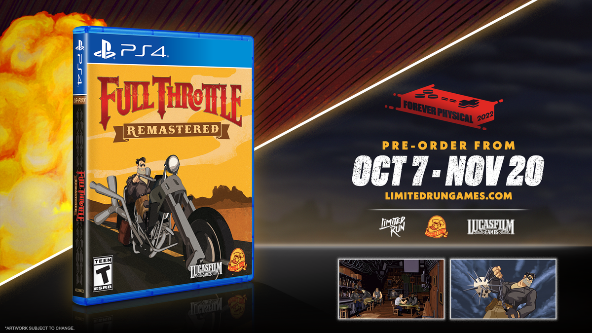 repertoire Uden tvivl Scully Limited Run #483: Full Throttle Remastered (PS4) – Limited Run Games