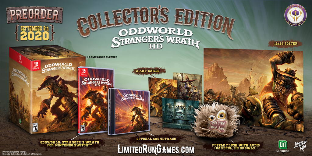 oddworld strangers wrath hd physical release