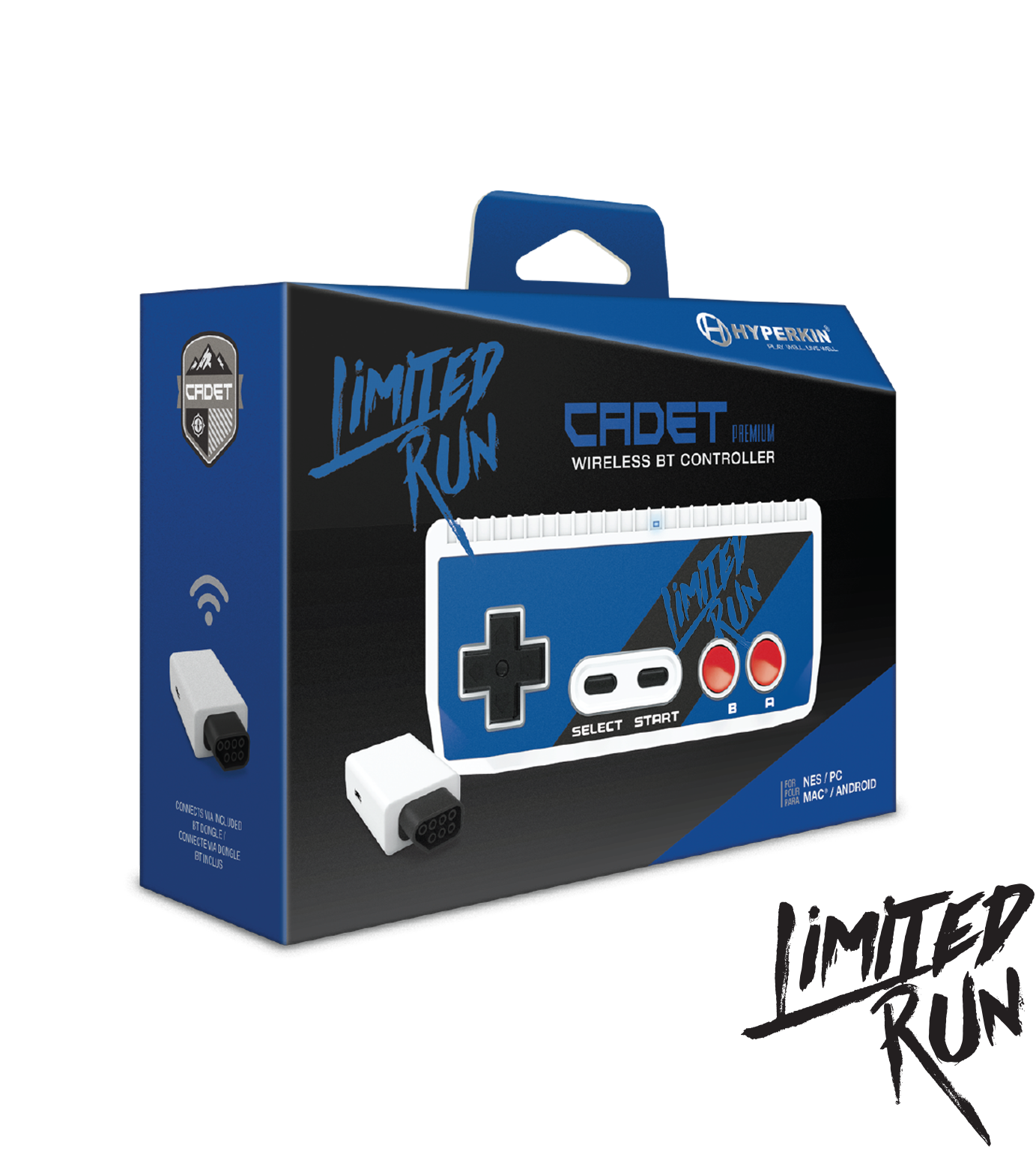 Limited Run Hyperkin Cadet Wireless NES Controller (Red/Blue)