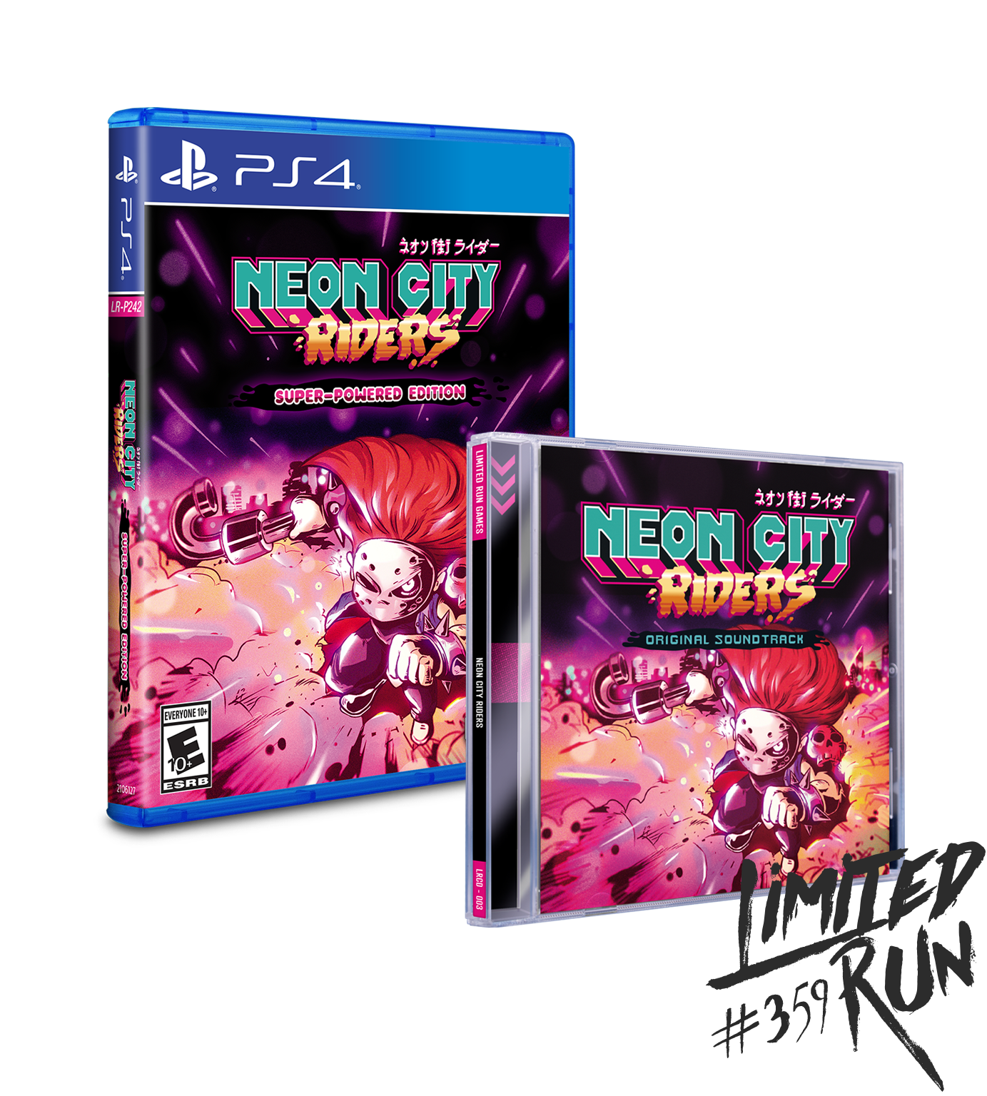 Limited Run #359: Neon City Riders OST Bundle (PS4)