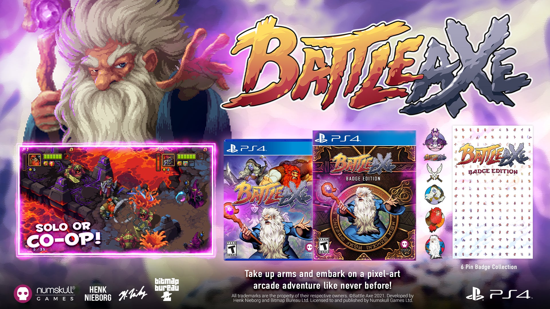 sprogfærdighed Billedhugger basen Battle Axe Badge Edition (PS4) – Limited Run Games