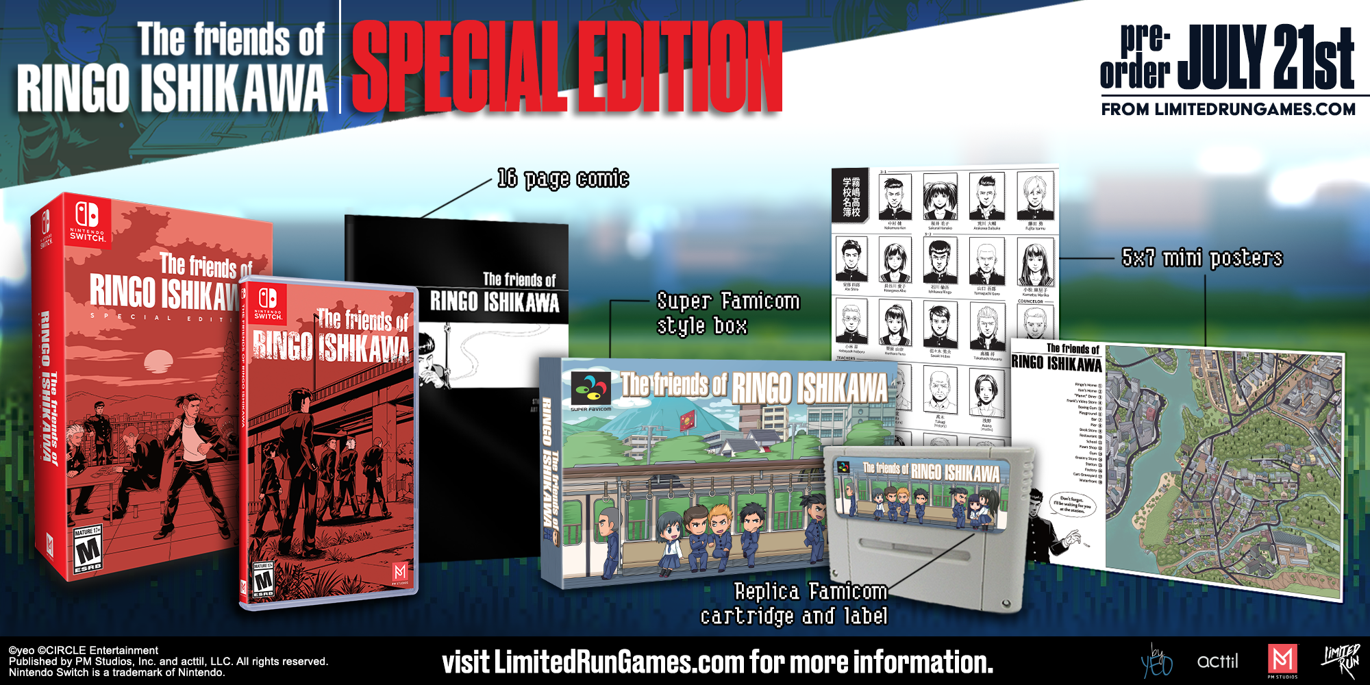 The Friends Of Ringo Ishikawa Special Edition Switch Limited Run Games
