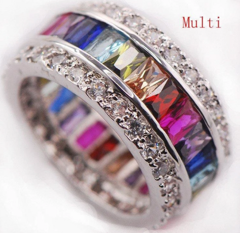 Multi Gemstone Ring