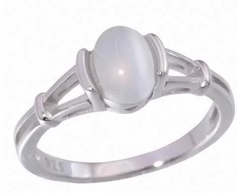 Moonstone Silver Ring