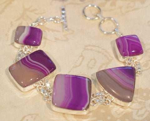 botswana agate necklace