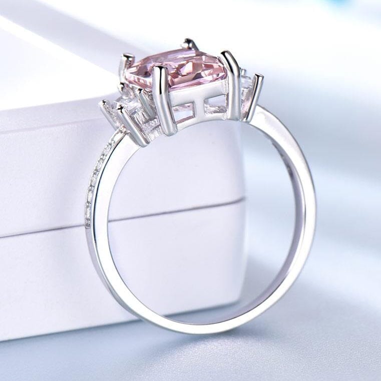 Adorable Pink Morganite Ring – AtPerry's Healing Crystals