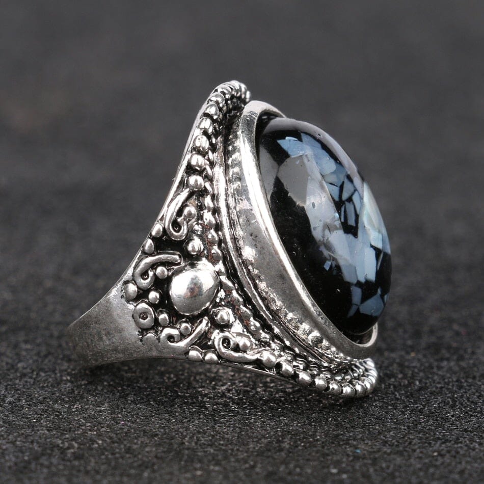 Sapphire Shells Ring AtPerrys sapphire – AtPerry's Healing Crystals