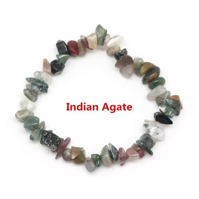 Natural Crystals Bead BraceletsBraceletIndian Agate