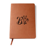 Botanical Monogram - Vegan Leather Journals