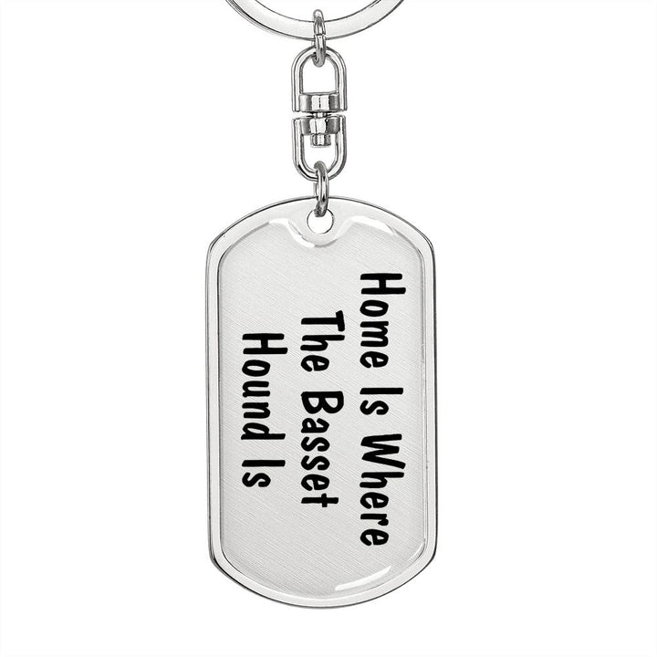 Basset Hound S Home Luxury Dog Keychain Unique Gifts Store