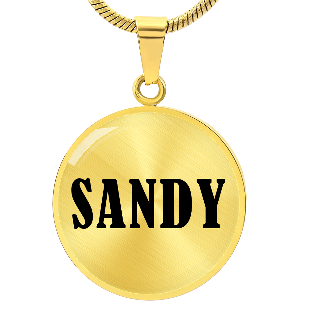 Sandy v01 - 18k Gold Finished Luxury Necklace