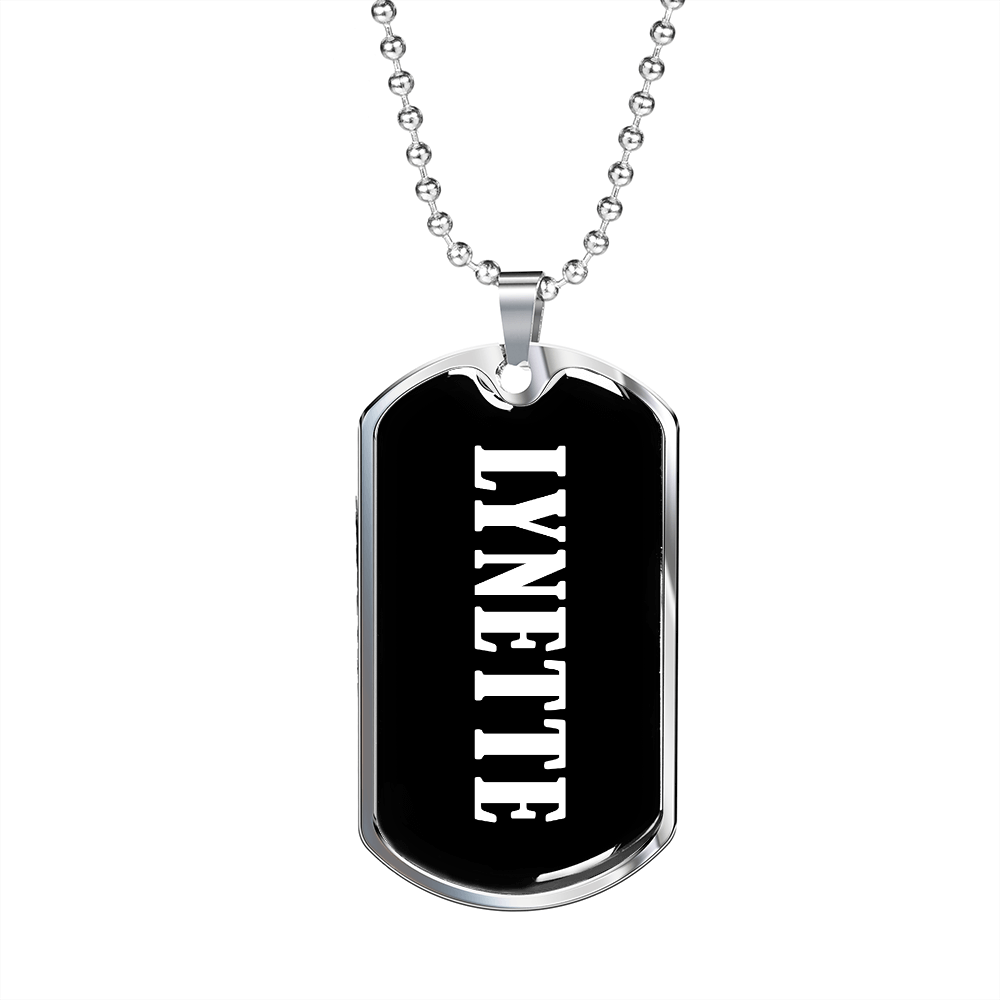 Lynette v03 - Luxury Dog Tag Necklace