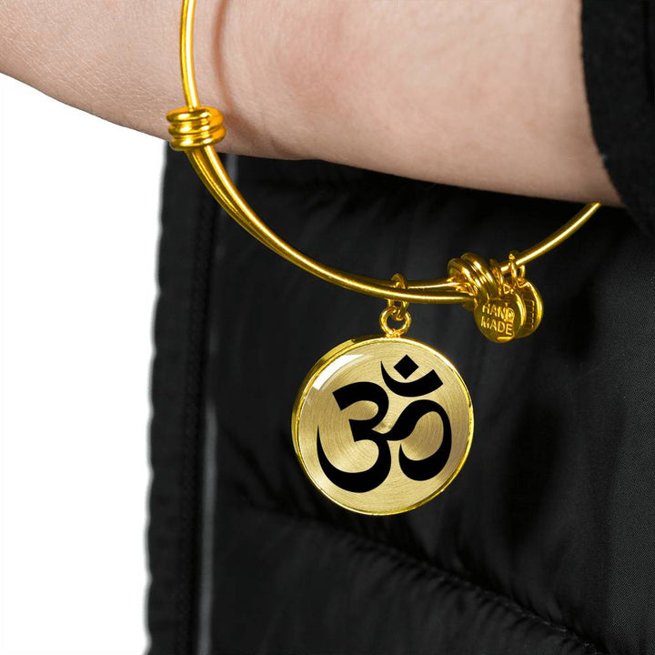 OM bracelet women bracelet with Tibetan silver Om India  Ubuy