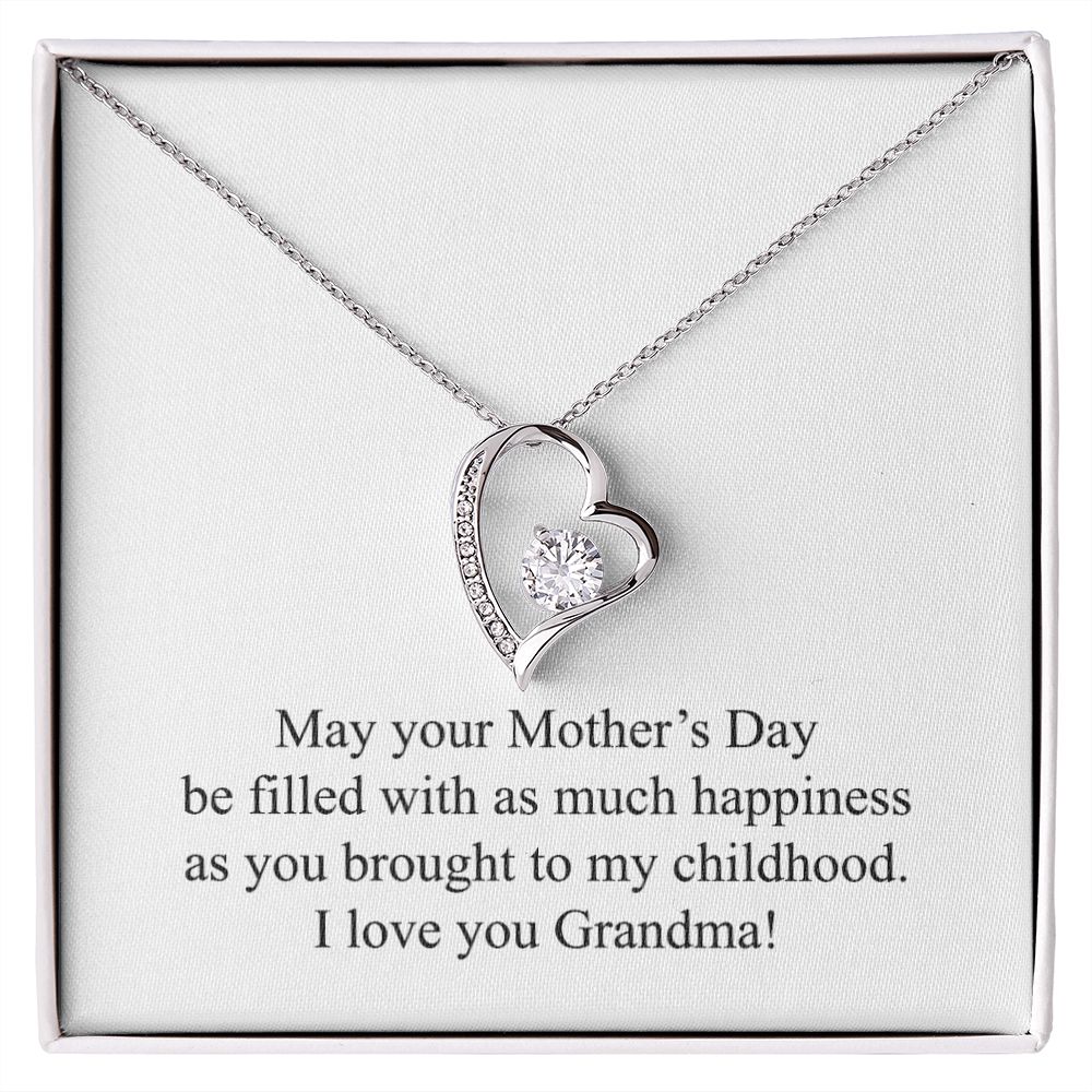 Happy Mother's Day (For Grandma) 005 - Forever Love Necklace