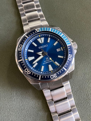 2017 Seiko Samurai Blue Lagoon SRPB09 44mm - Mimo's JW