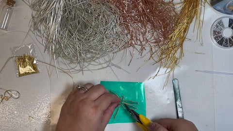 diy bezel with wire epoxy resin tutorial video