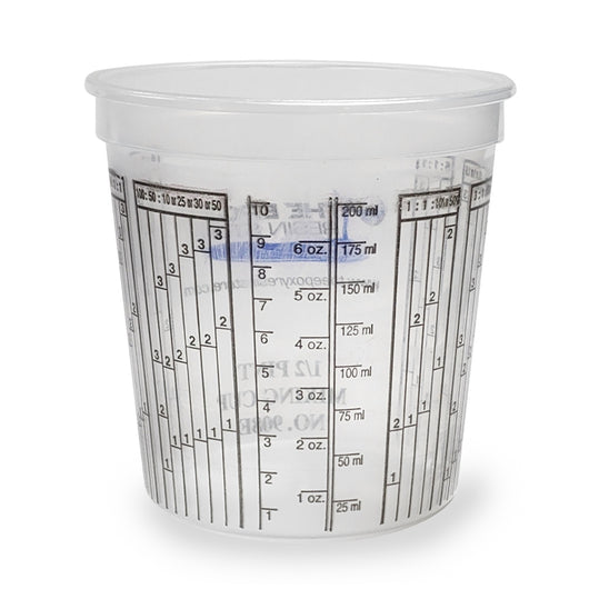 Clear Plastic 1 Quart Epoxy Resin Mixing Cups - Graduated Measurements in  ML and OZ