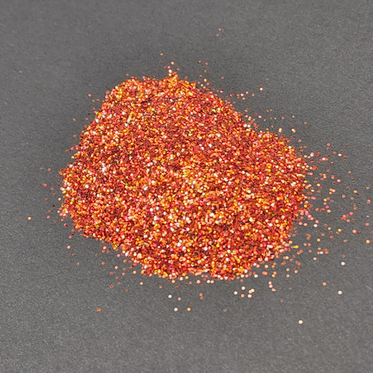 Blaze Red Fine Glitter .015 Cut, Metallic Bulk Glitter, Solvent Resistant,  Tumblers, Jewelry, Epoxy Art, Shoe Glitter, 11oz / 325ml Package