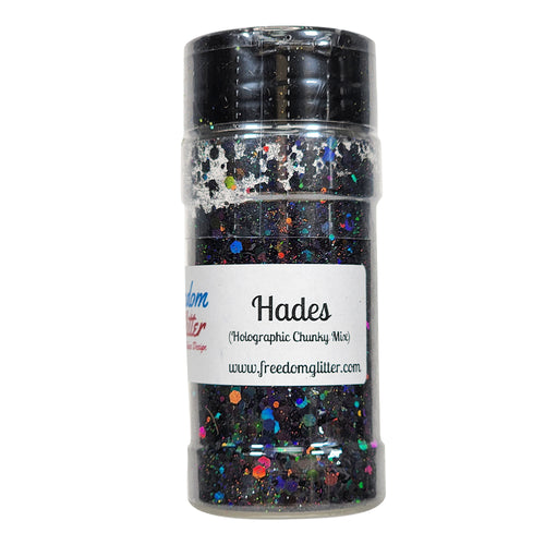 Hades - Professional Grade Holographic Chunky Mix Glitter - The Epoxy Resin Store  #