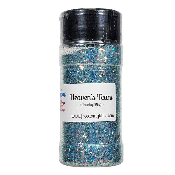 Periwinkle Iridescent Chunky Glitter Choose Your Size Polyester