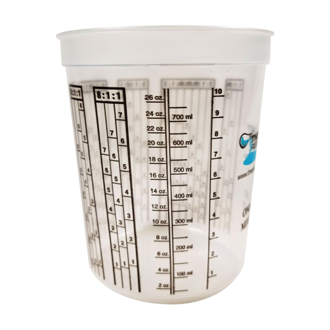 Clear Plastic 1 Quart Epoxy Resin Mixing Cups Graduated Measurements The Epoxy Resin Store 5142