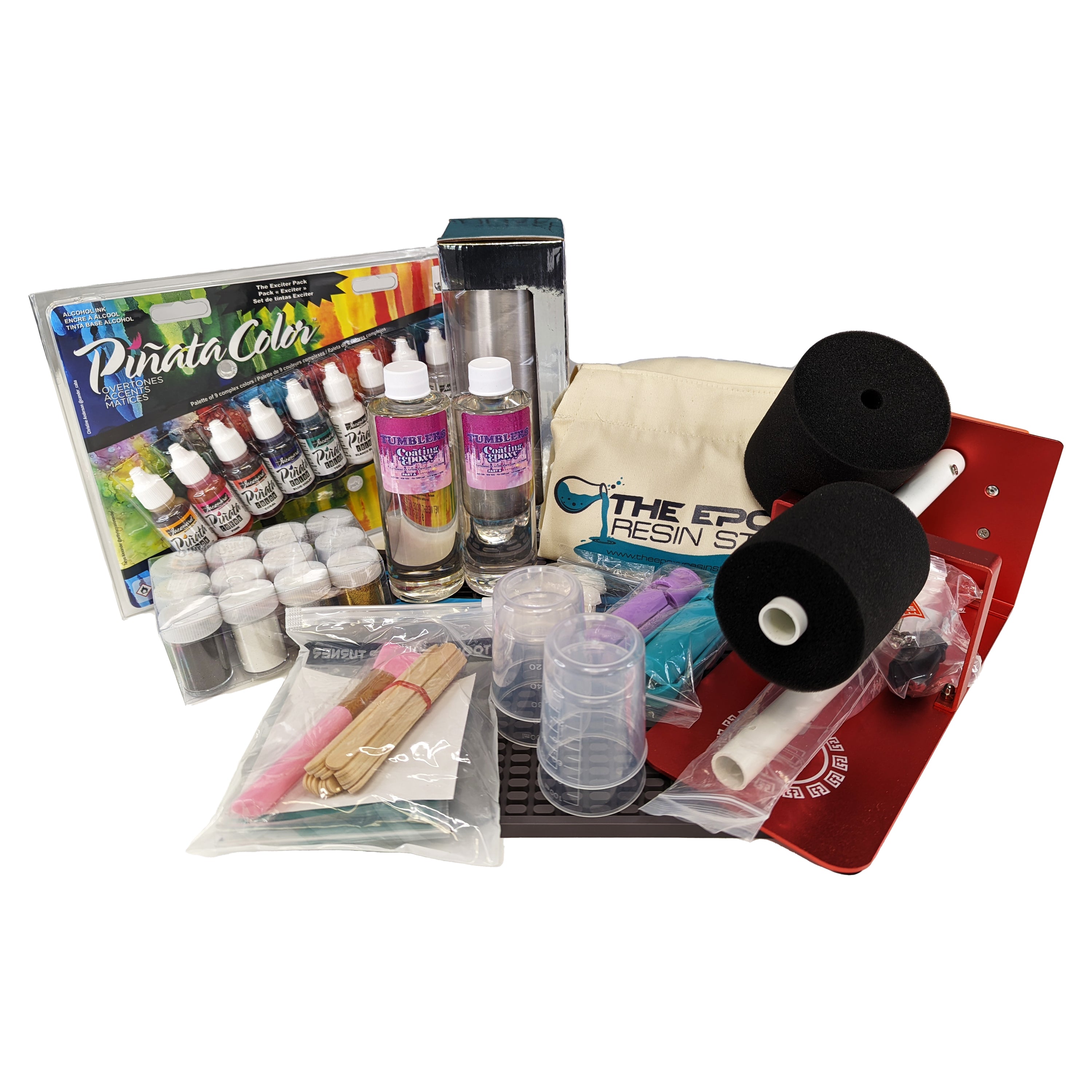 Epoxy Tumblers Kit with Glitter for Tumblers, Includes Clear Cast Epoxy for  Tumblers, Silicone Epoxy Resin Brush, Glitter for Tumblers and Other Epoxy  Tumbler Supplies 