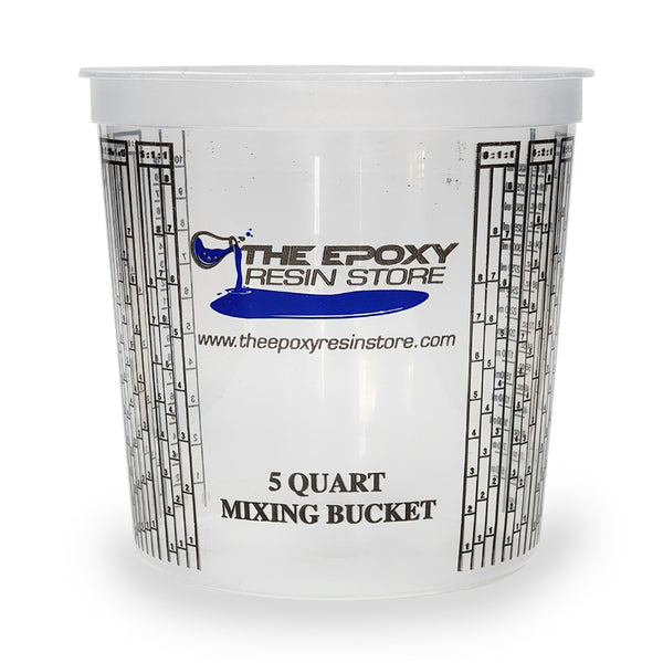 Clear Plastic 1 Quart Epoxy Resin Mixing Cups - Graduated Measurements –  The Epoxy Resin Store